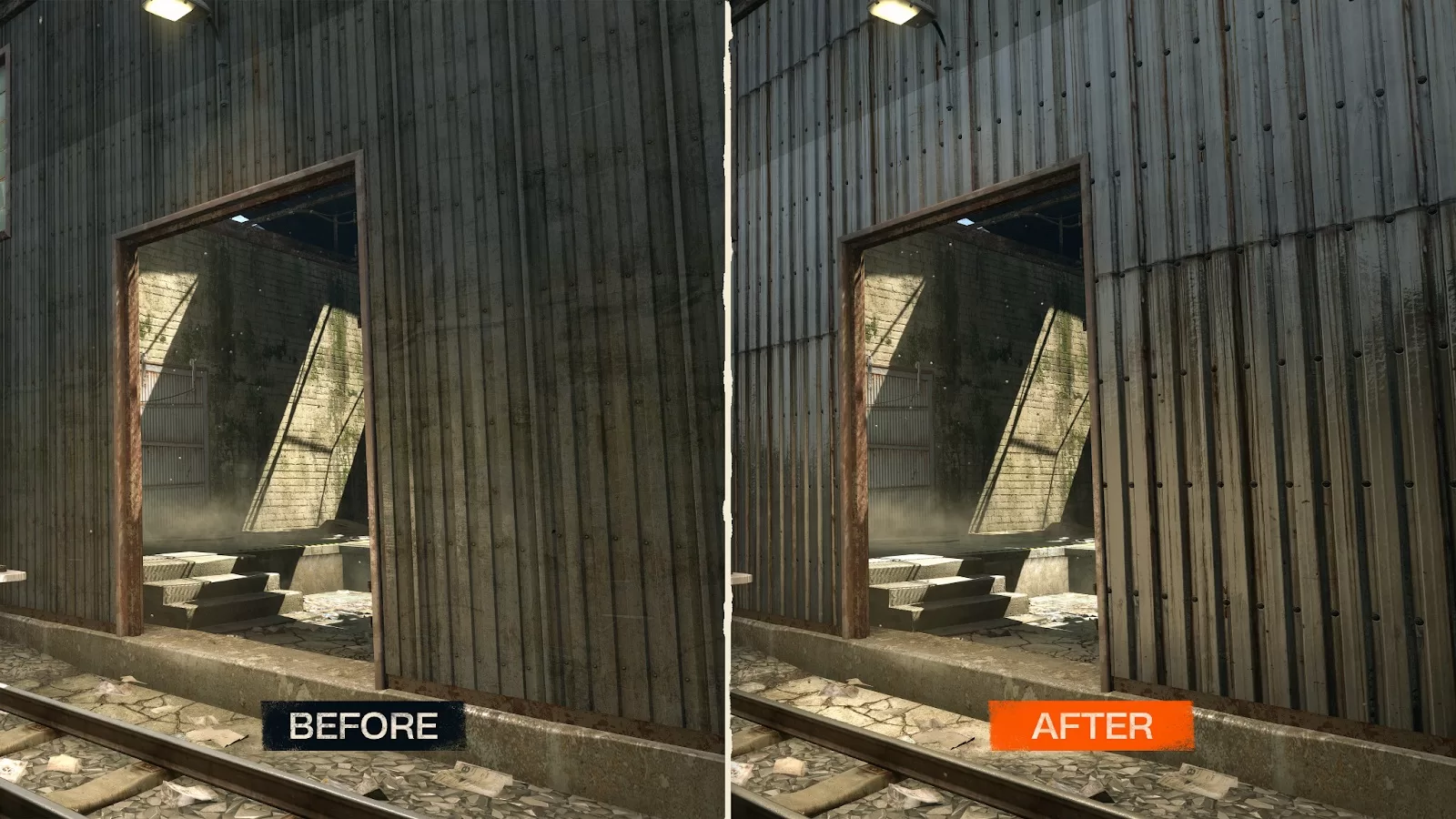Cảnh vật trong Dying Light: Retouched với đồ họa mới so với bản gốc