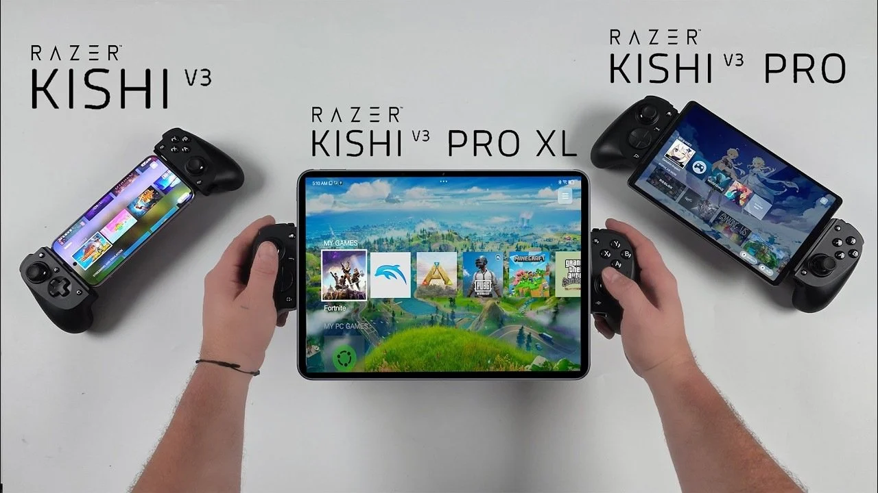 Toàn bộ dòng tay cầm Kishi V3 mới ra mắt tại Việt Nam.
