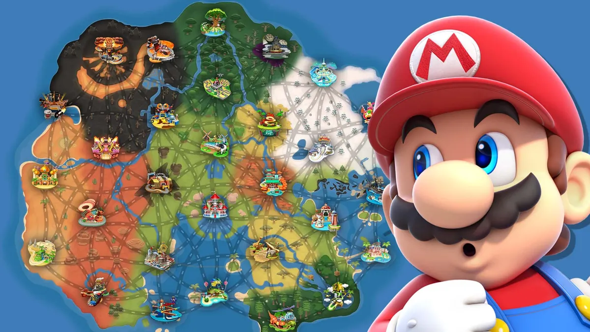 Mario Kart World: Game Thủ Tự Tay Vẽ Bản Đồ Thế Giới Mở Đầy Bất Ngờ